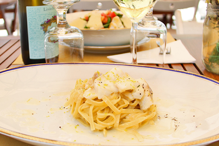 pasta baccalà e limone